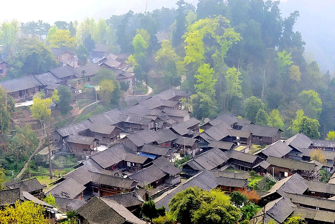 贵州原始古寨景点,贵州清静的古寨
