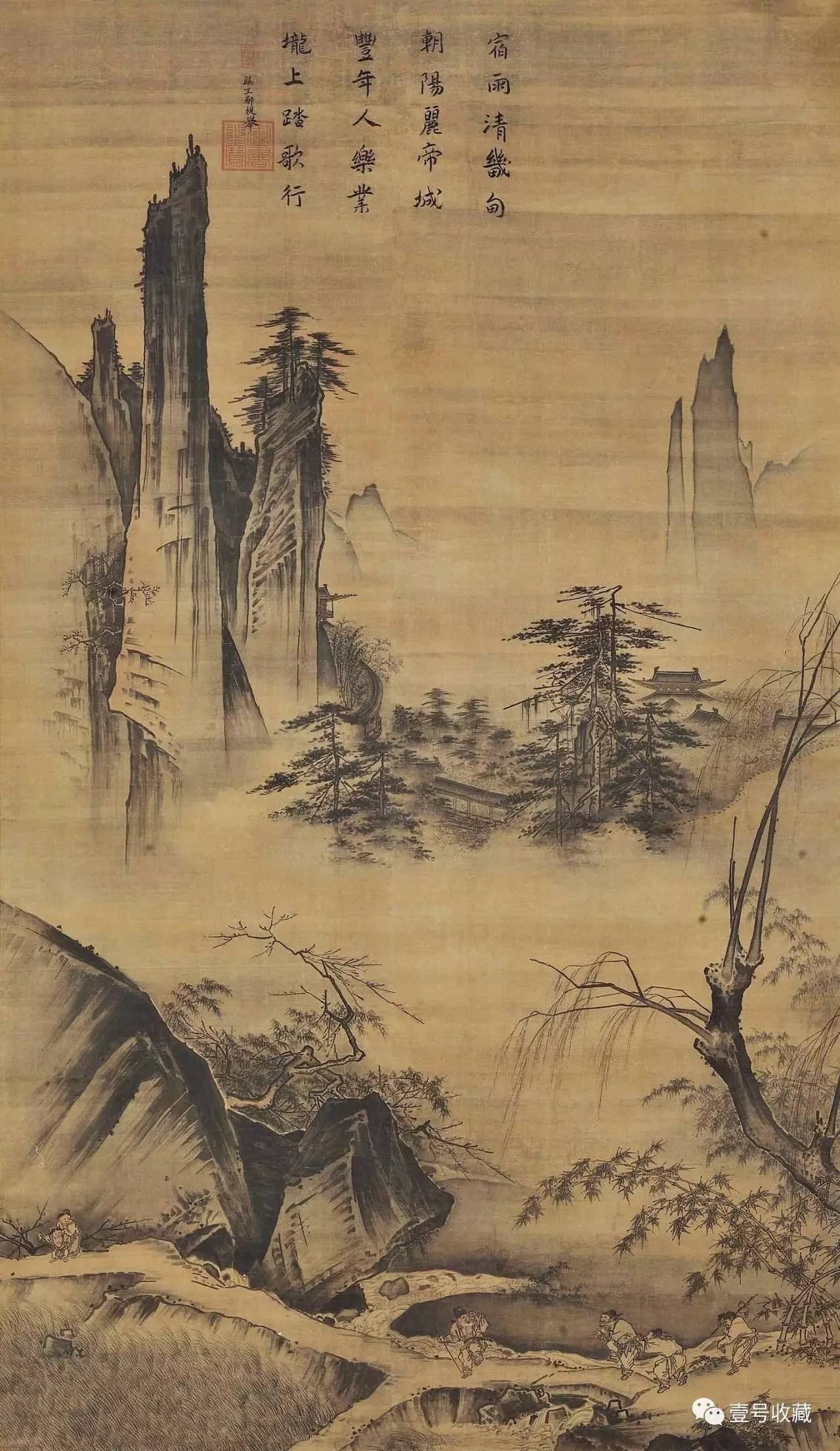 中国画领军人物的作品及流派,中国画主要画派图解