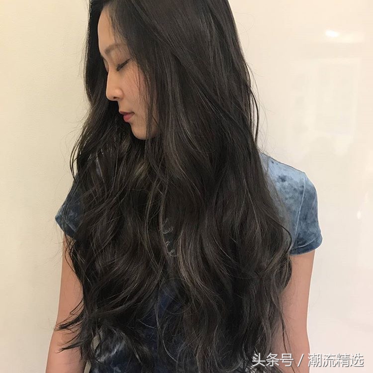 灰色调色教程美发,深铅笔灰色头发配方