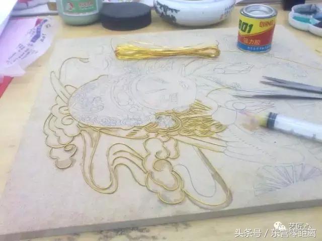 怎么做金丝沙画,金丝沙画材料及做法