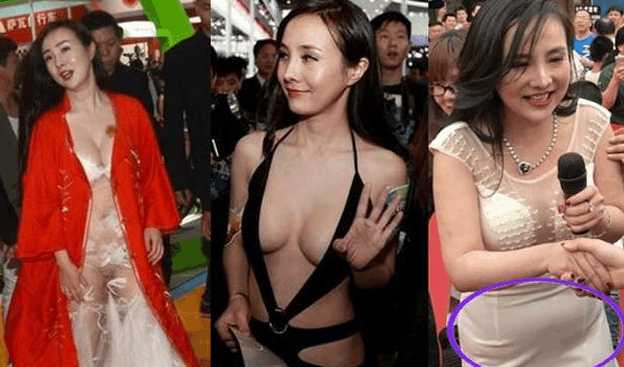 干露露再次复出捞金，浓妆艳抹出席活动，网友：腹部隆起怀孕了？