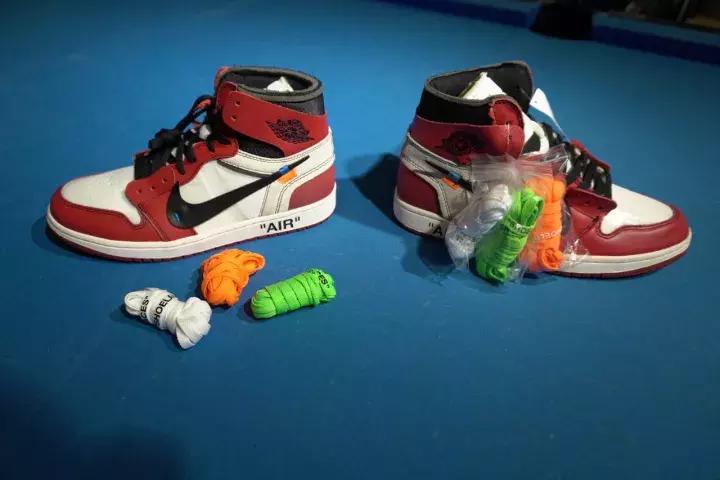 airjordan1倒钩真假,airjordan1真鞋假鞋品质对比