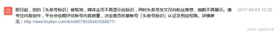 努力终于得到回报我的头条号转正了