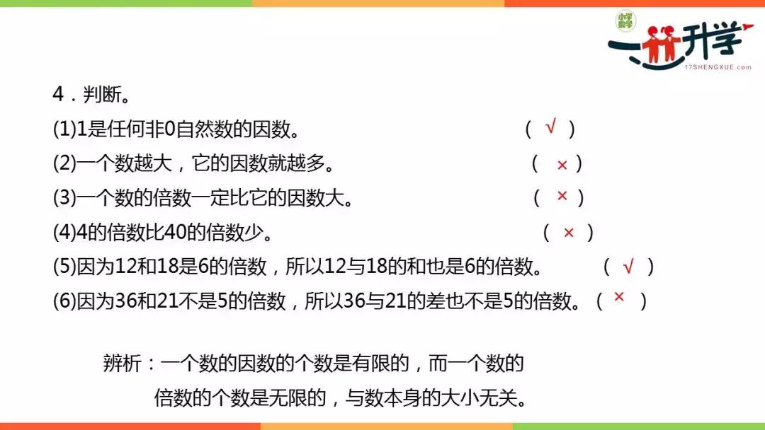 五年级下册因数与倍数习题100道,五年级因数倍数易错题100题及答案