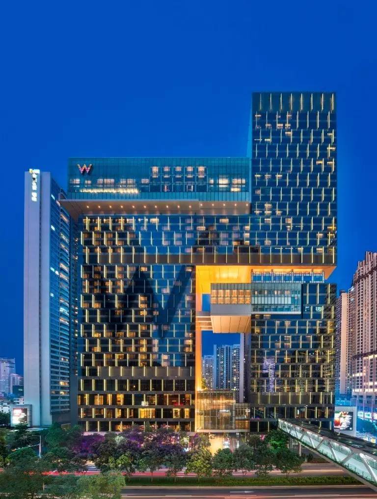 全国9座W酒店建筑欣赏——西安奇特，香港、上海是超高层建筑