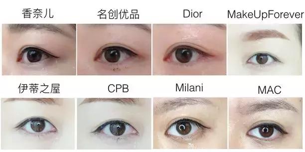 35款大牌热门眼线笔推荐色号,眼线笔6色