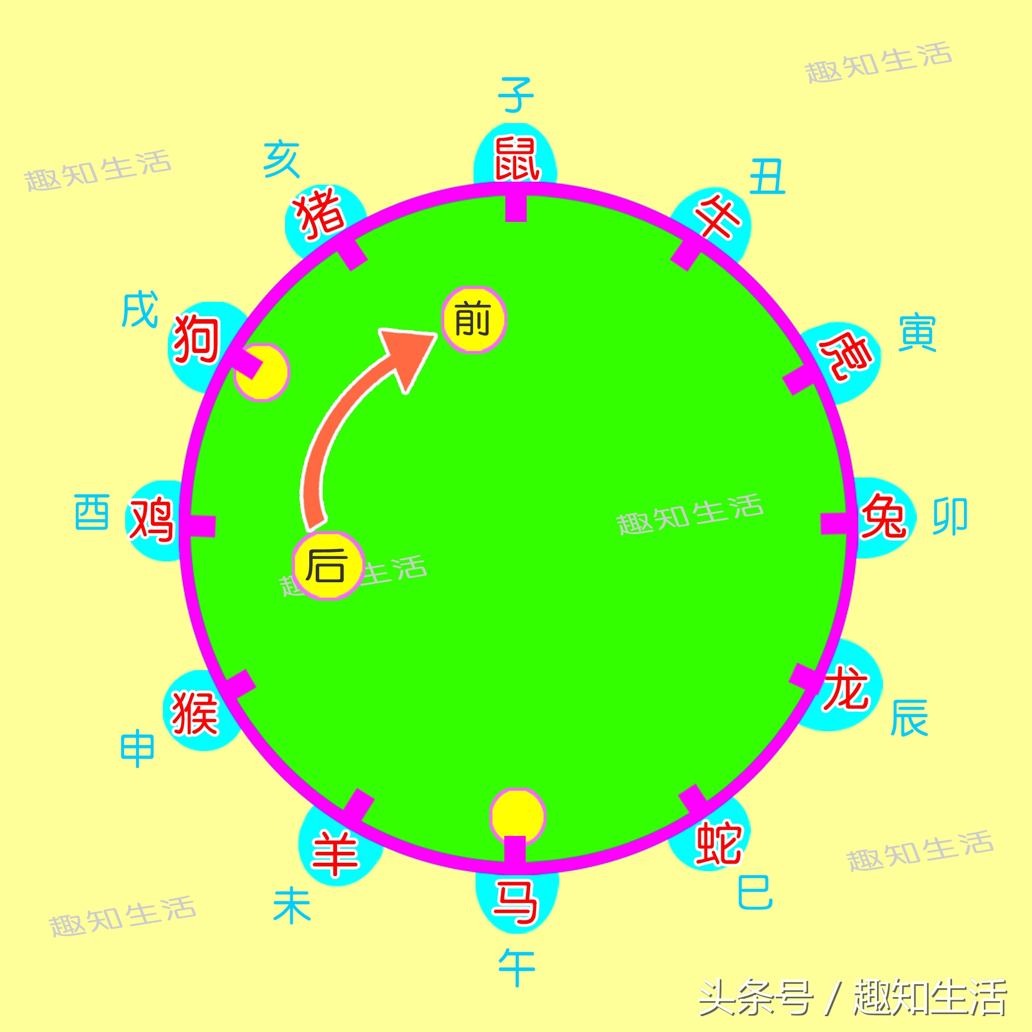 根据属相快速计算年龄图,各种属相年龄对照表大全图
