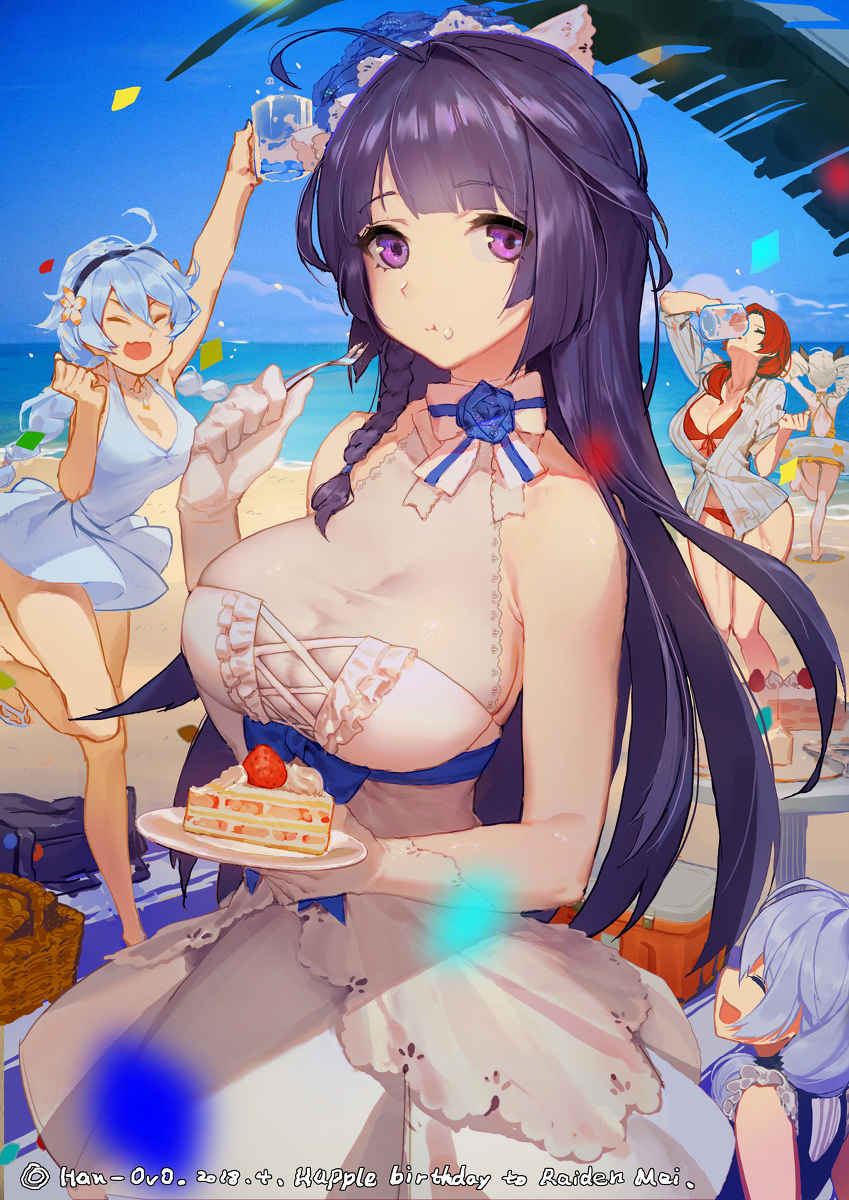 星がふる！浸泡在玻璃杯中的Miku与宴会派对中的芽衣！