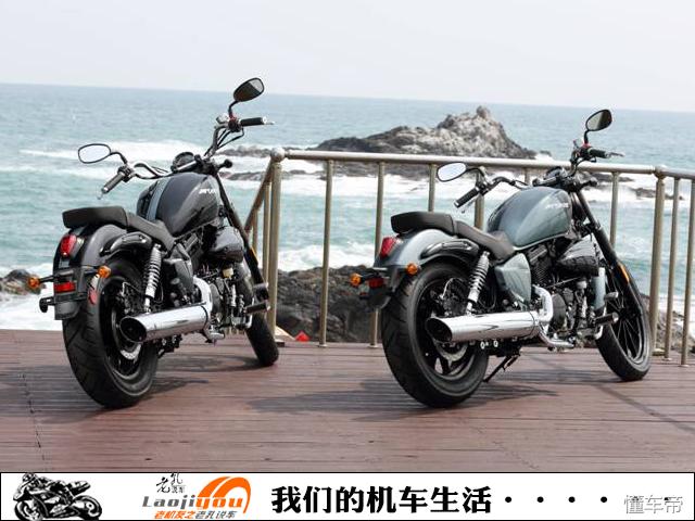 搭载进口V型双缸发动机，轻骑运动型太子GV250即将上市，确实很酷