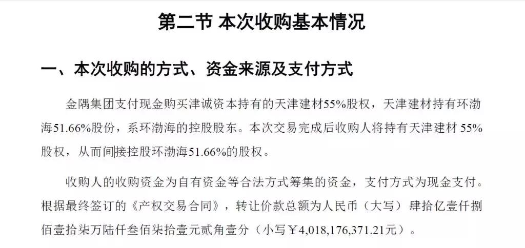 环渤海投身金隅集团，国企混改正当时？