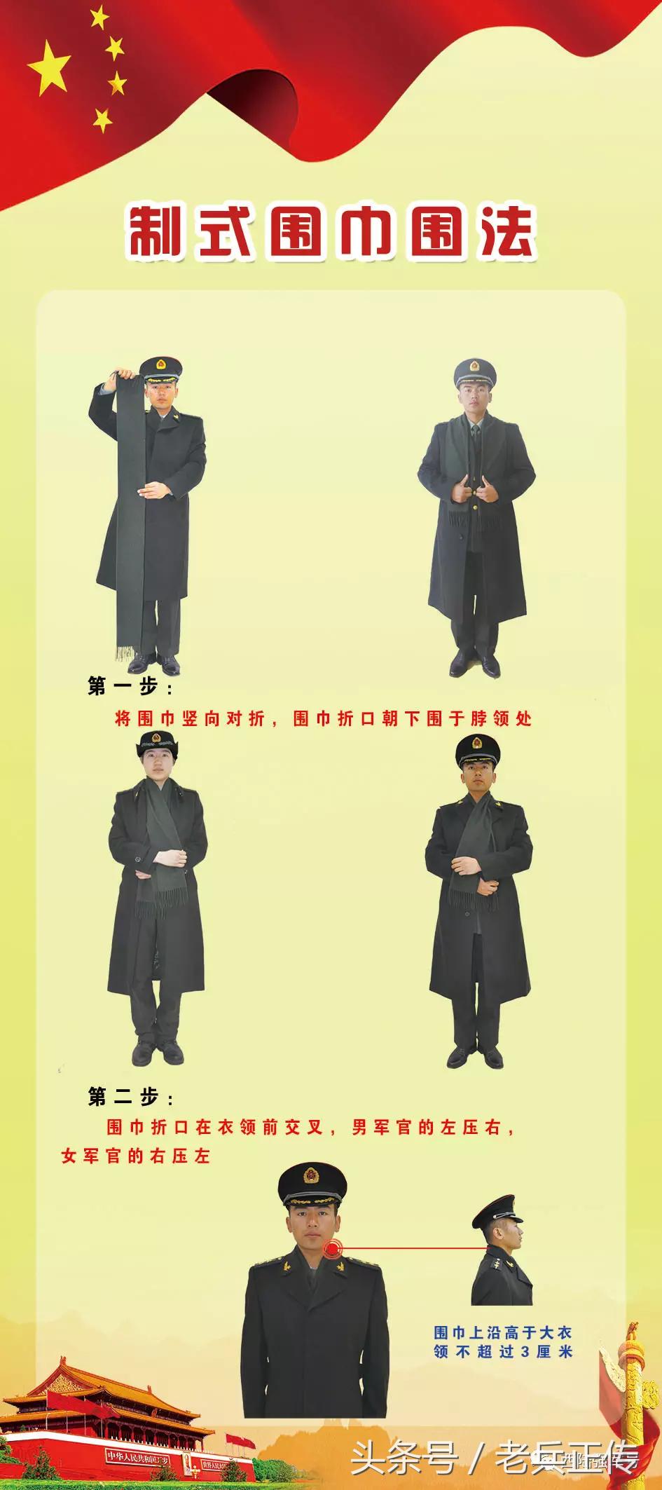 战友穿什么军装好看,军装标准对照表