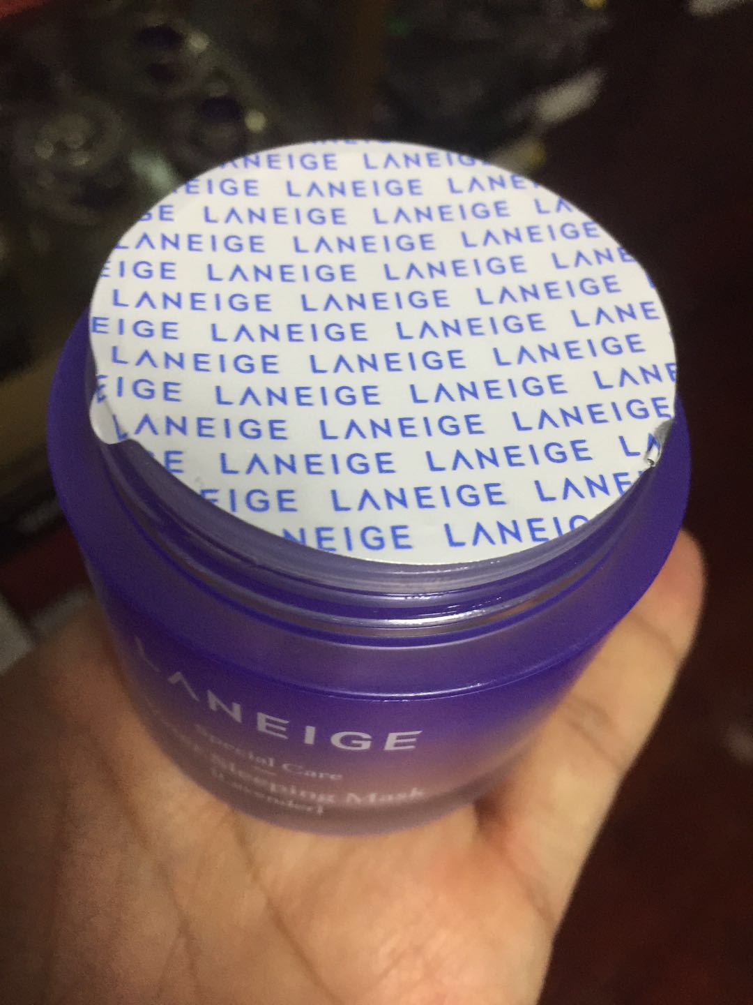 兰芝化妆品睡眠面膜,兰芝薰衣草睡眠面膜真假