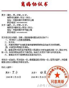 老年离婚合同怎么写,自愿离婚合同怎么写