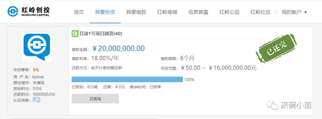 投资4年P2P，5万本金收益40万