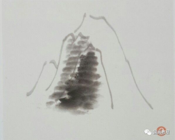 山石画技法,大师黎雄才教你如何画山石