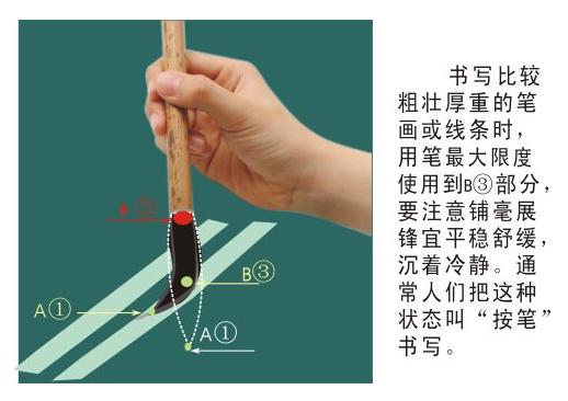 初学毛笔握笔正确姿势有几种,毛笔转笔姿势