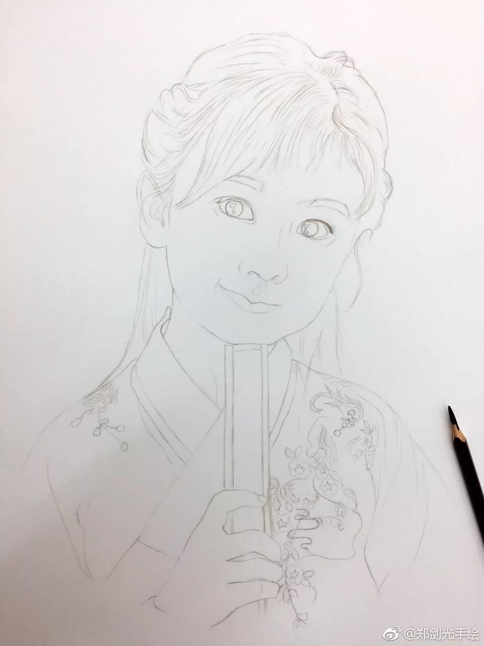 画彩铅感觉层次不够,画画教程7-12岁动漫人物彩铅上色