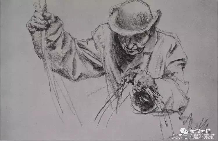 刘斌画家素描作品,俄罗斯十大素描画家