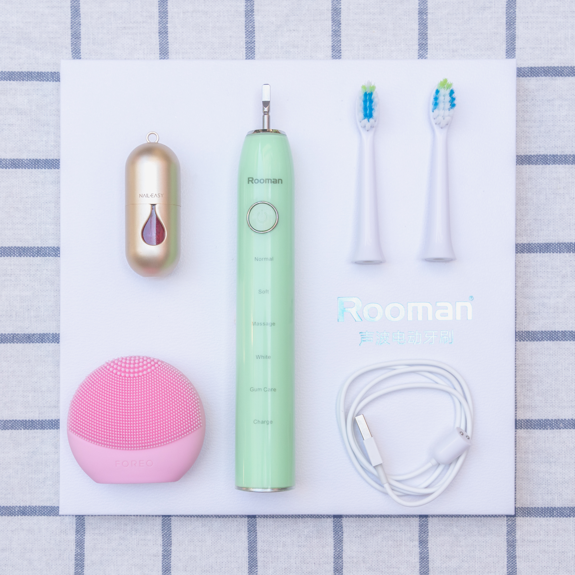 rooman电动牙刷k5,rooman电动牙刷h2牙刷头