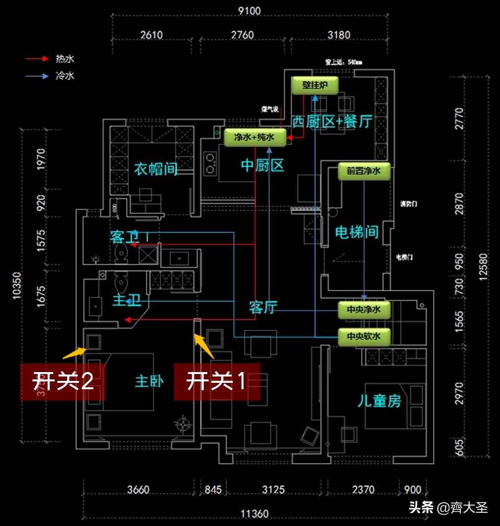 开关插座高效率安装教程,开关插座高度定位标准表