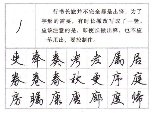 行楷入门28个基本笔画,每天20分钟行楷自学速成