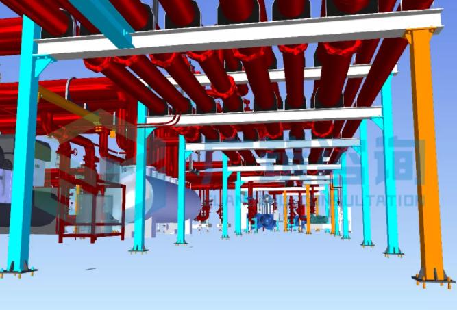 制冷机房bim施工模拟,制冷机房bim技术展示