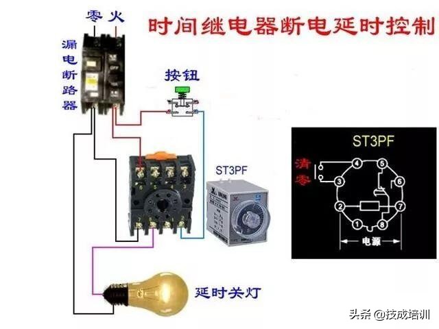 断电延时和通电延时怎么区别,通电延时和断电延时原理图