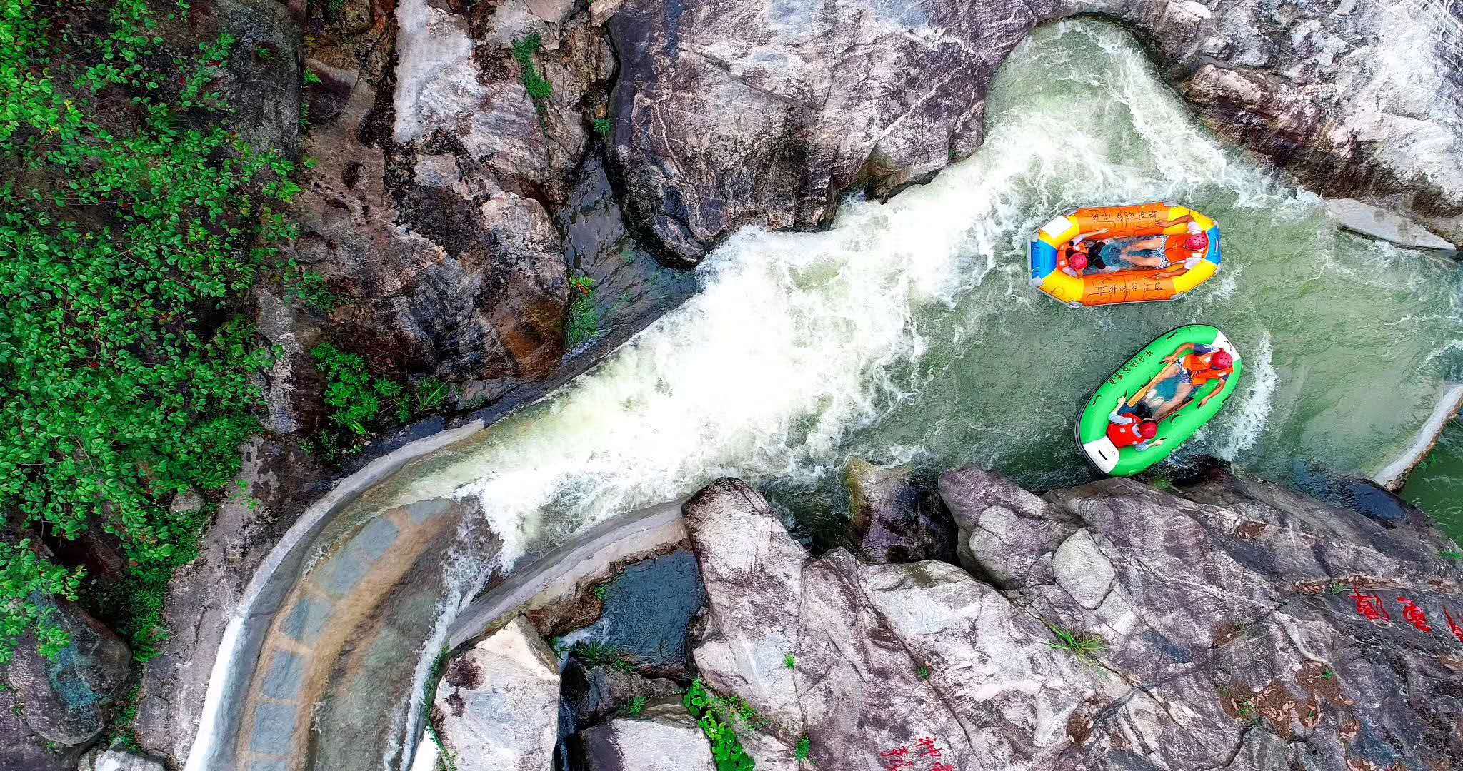 英山毕升漂流全程多久,英山毕升大峡谷漂流
