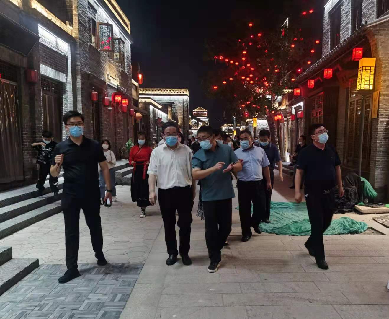 省商务厅厅长张锋一行来邯调研商务工作