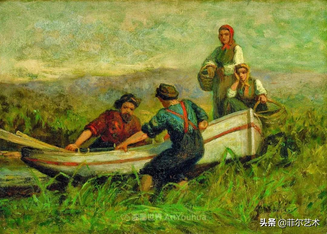 欧洲田园油画风景图片大全,古典油画风景美丽乡村