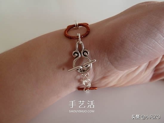 铜线手工制作手链,铜丝手链diy