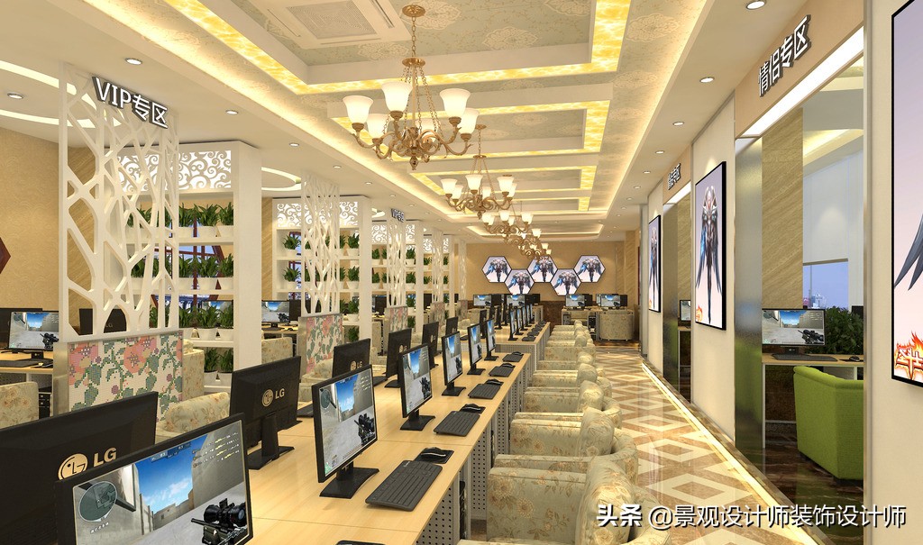 网咖设计效果图,网咖设计图哪找