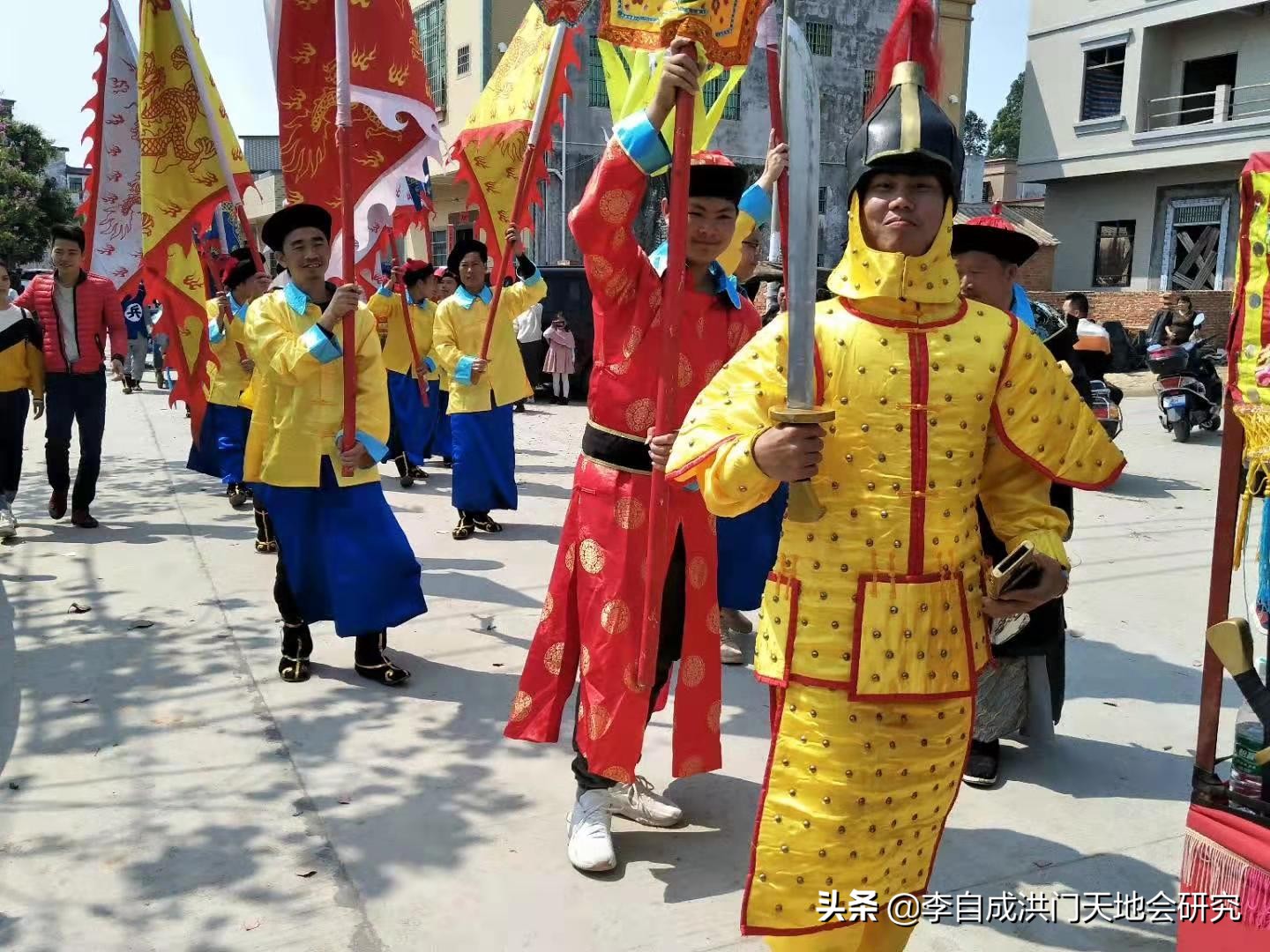 湛江太平镇通明港村“龙门阵”，是反洪门清复明的真实写照