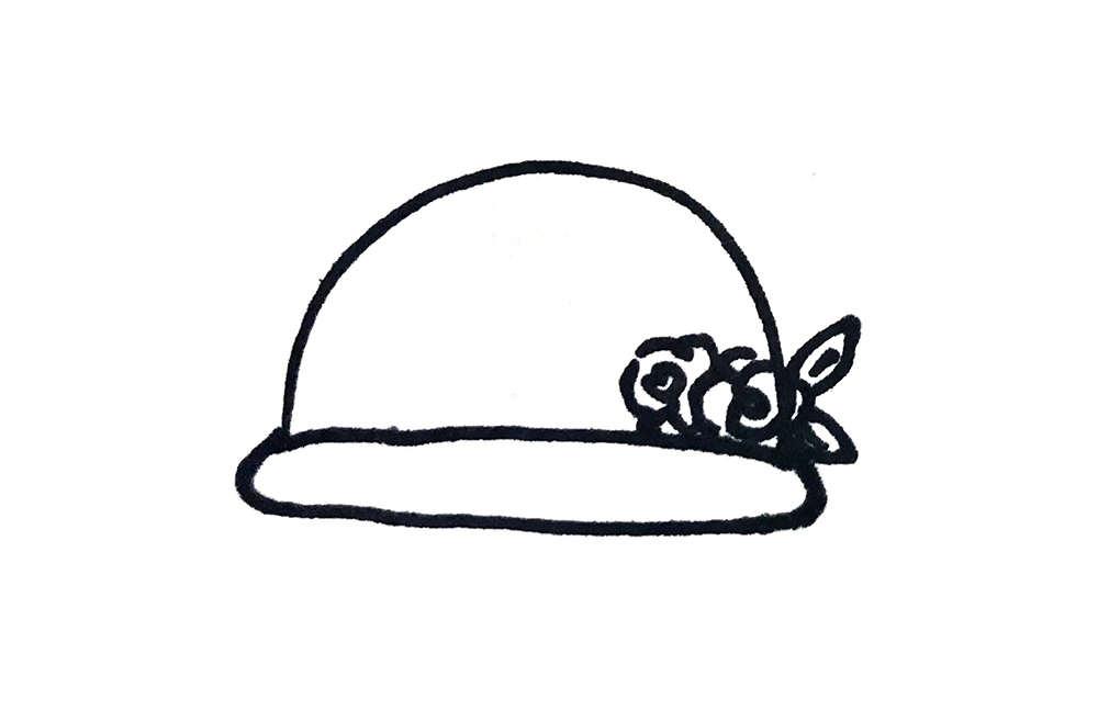 简笔画帽子怎么画最好看,冬季帽子简笔画简单又好看卡通