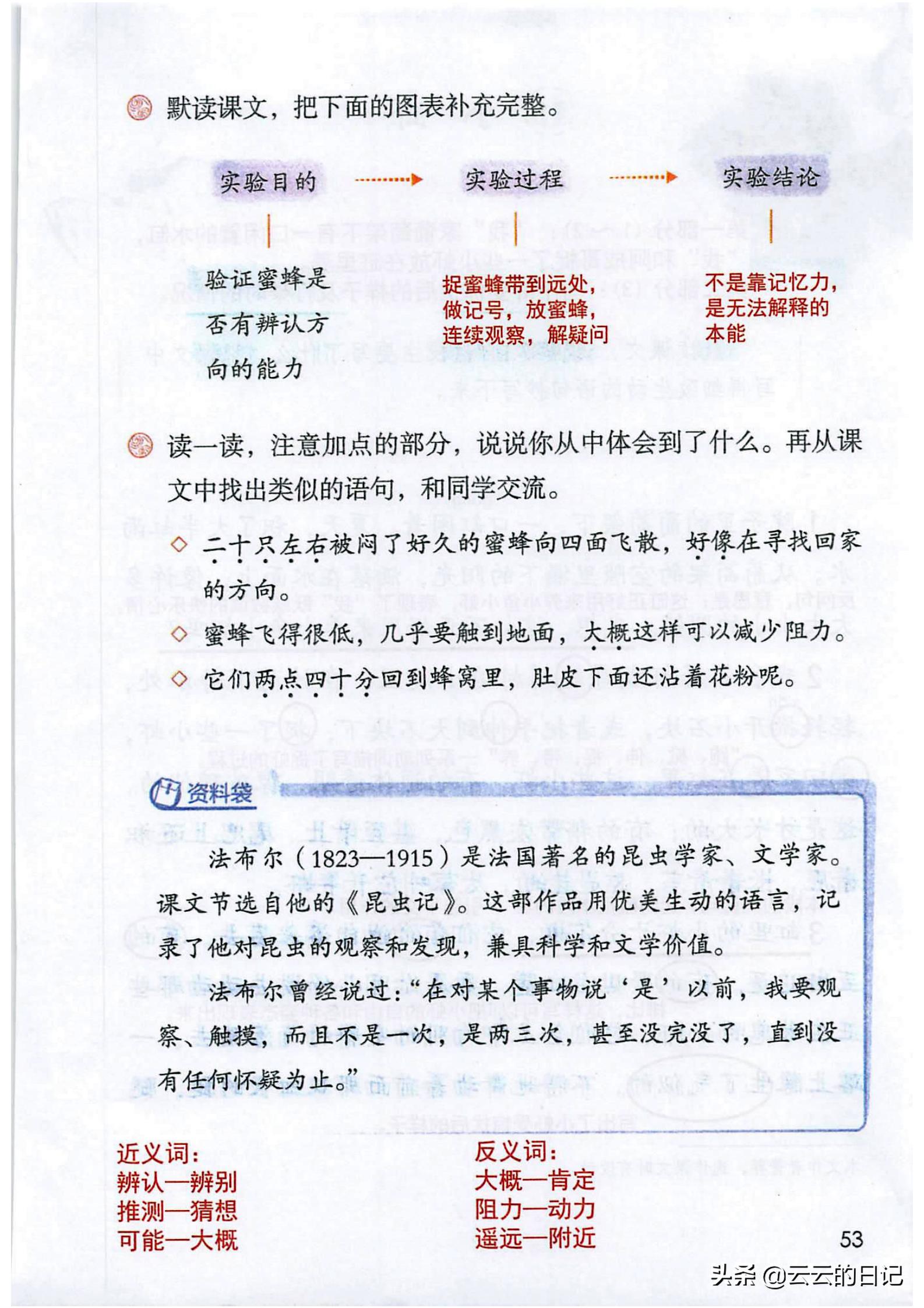 三年级下册语文笔记完整版讲解,三年级下册语文第一课注释