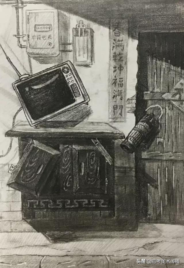 清华美院素描静物,清华美院高考素描