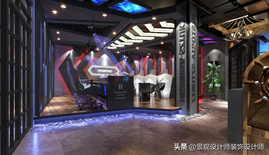 网咖设计效果图,网咖设计图哪找