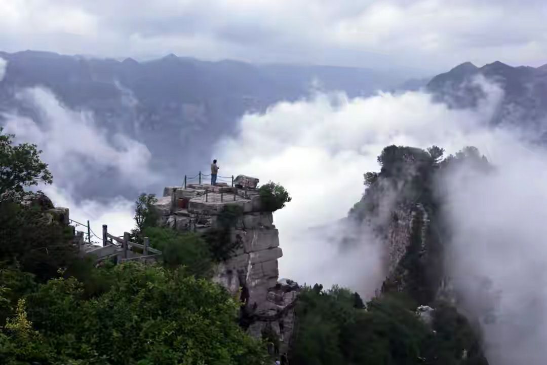 太行之巅欣赏家乡的风光,太行之巅欣赏家乡的美丽风景