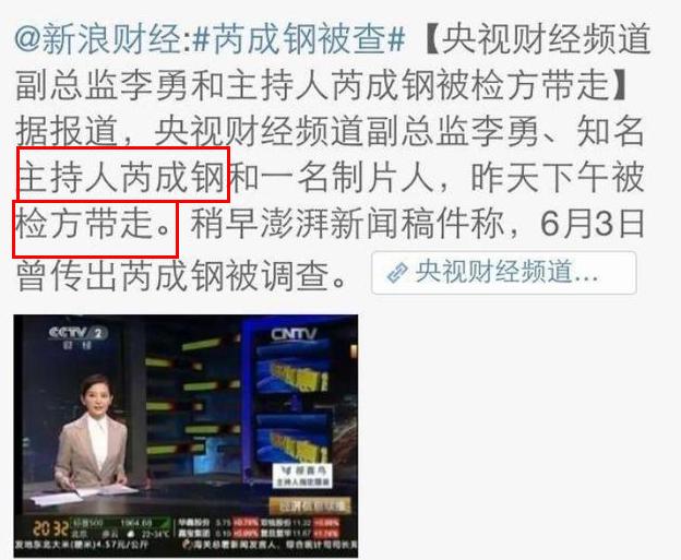 从央视名嘴到阶下囚，芮成钢“被意外死亡”，一手好牌打的稀烂