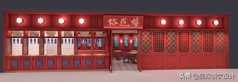 上海新颖的餐饮店设计,复式小吃店设计推荐