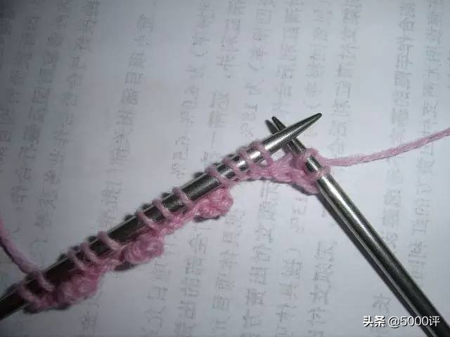 平针狗牙边收针编织教程,编织狗牙针教程