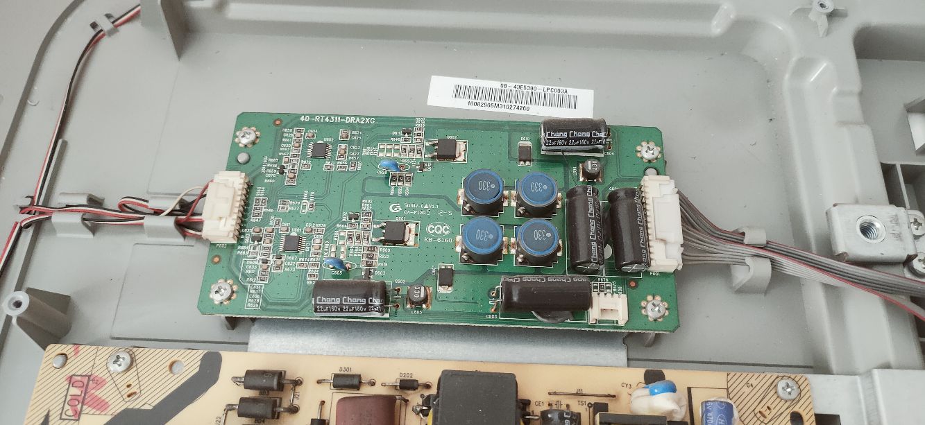 tcll55e电视拆机教程,tcl55v2液晶电视拆机教程