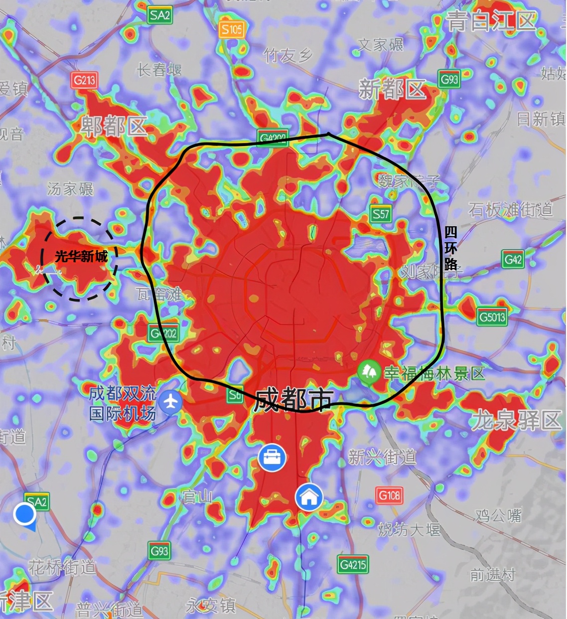 成都规划2020-2025高清图,2024年成都最大的在建项目