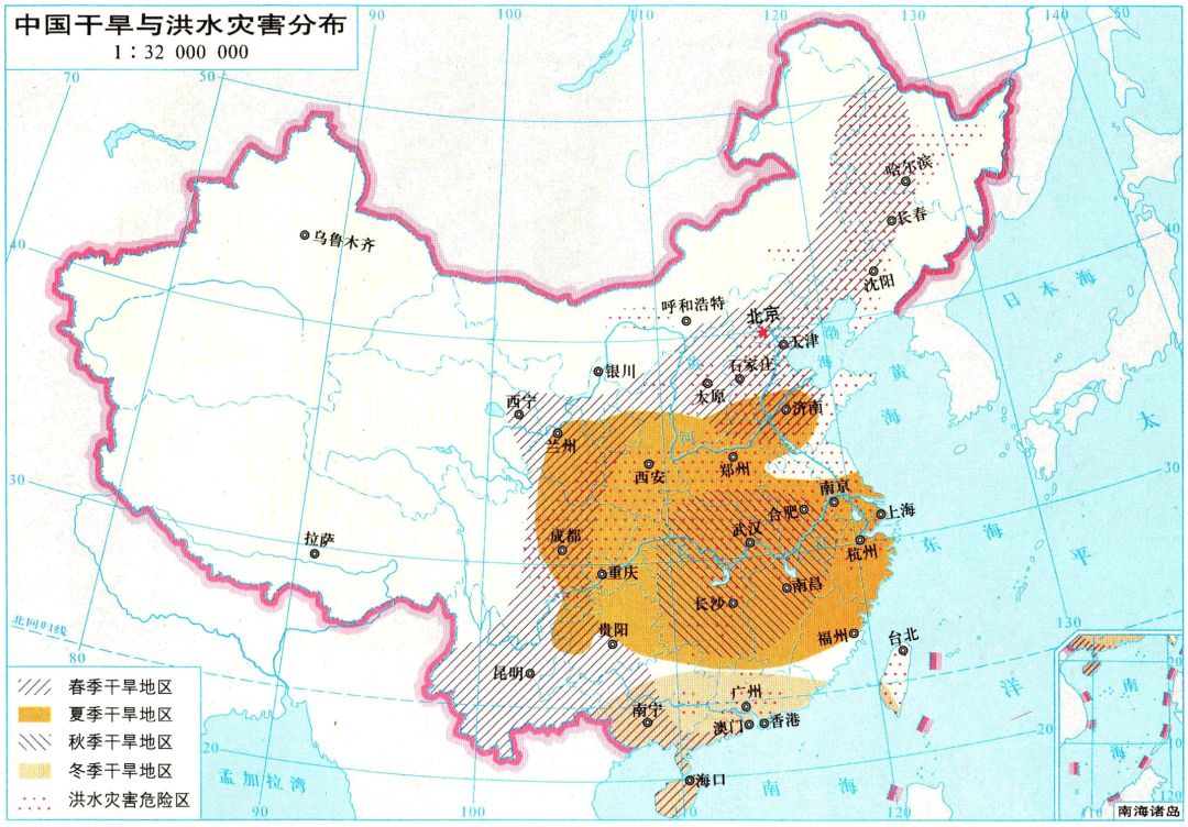 中国地理高清地图,中国地理基础图高清