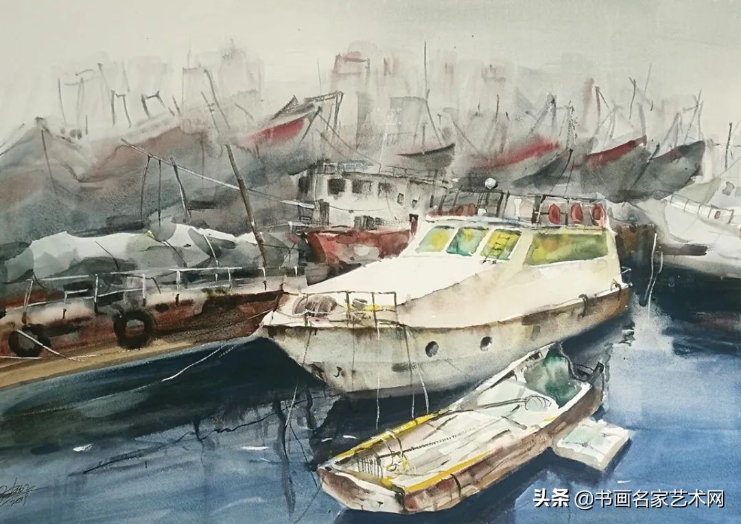 中国张虹,中国艺术水彩画
