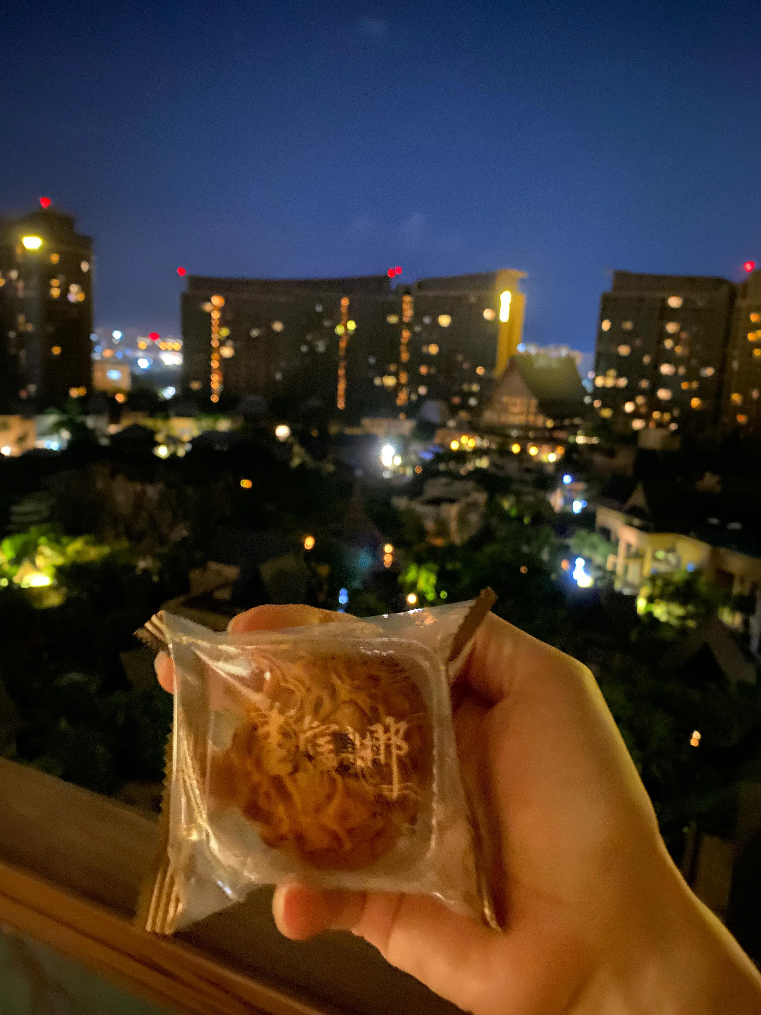 佳宁娜金腿小月饼还是挺好吃的