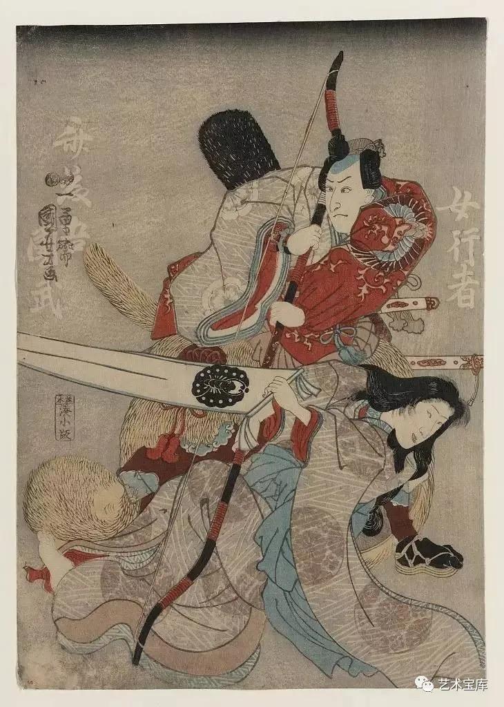 歌川国芳浮世绘中的源氏物语,西方美术史的画家