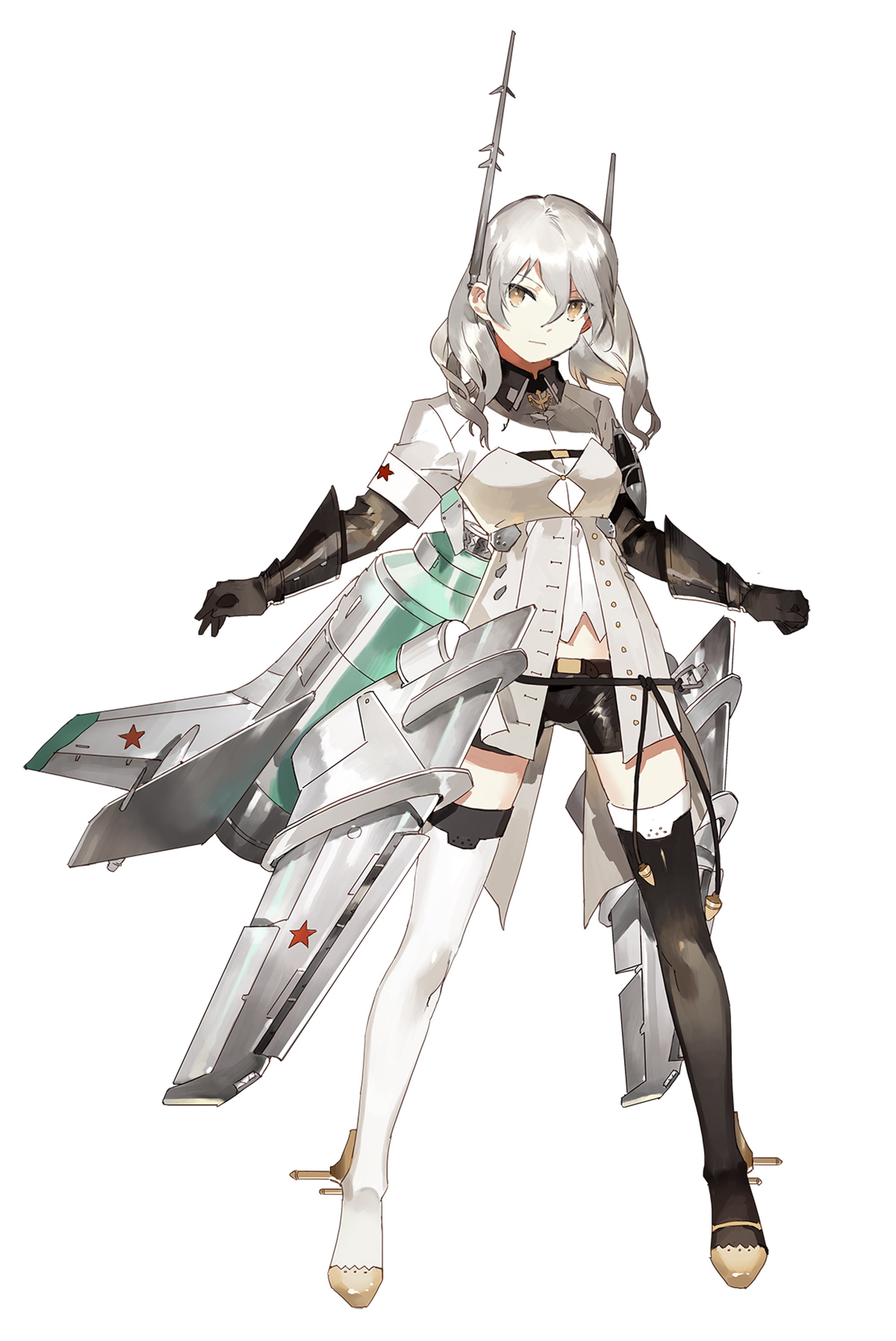 《苍穹战线》精美立绘原画插画卡牌欣赏，超过百种萌点各异的机娘