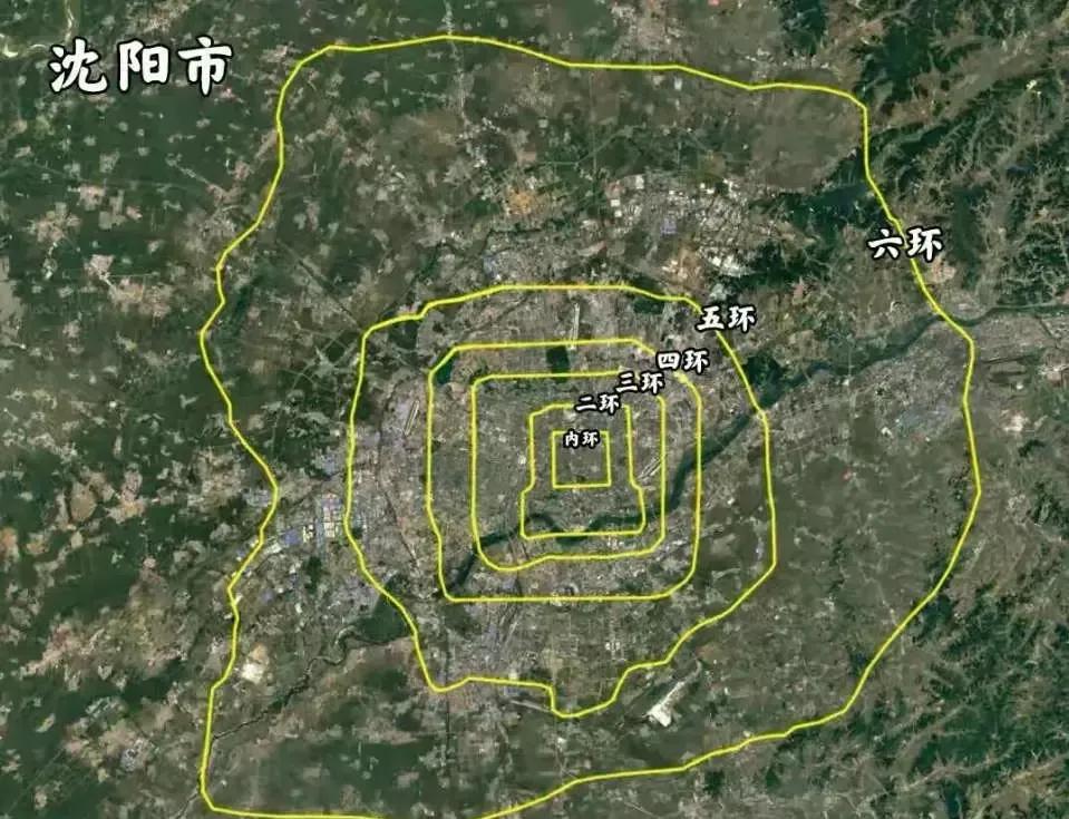 地级市和北京六环的发展对比,北京5环和广州外环面积对比