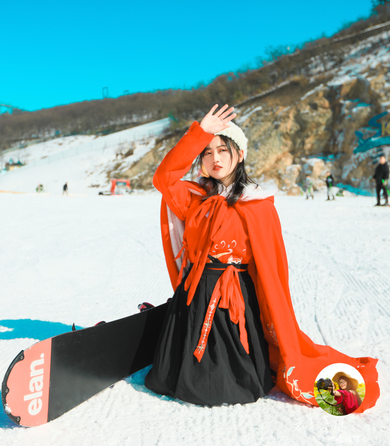 安吉云上草原滑雪场里的酒店,安吉云上草原滑雪场高级雪道索道